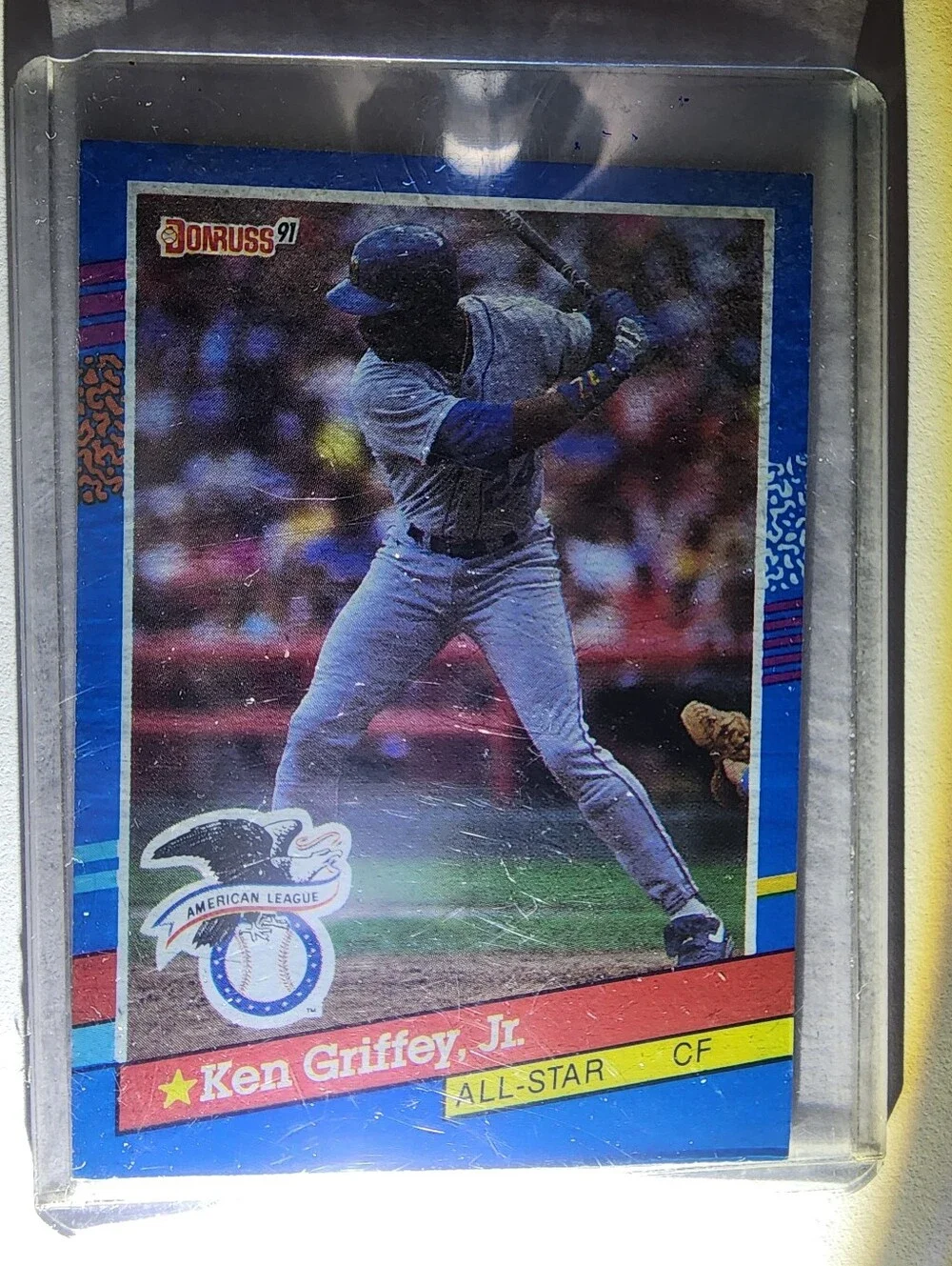 Ken Griffey Jr. 91 Donruss Authenic Error Card #49
